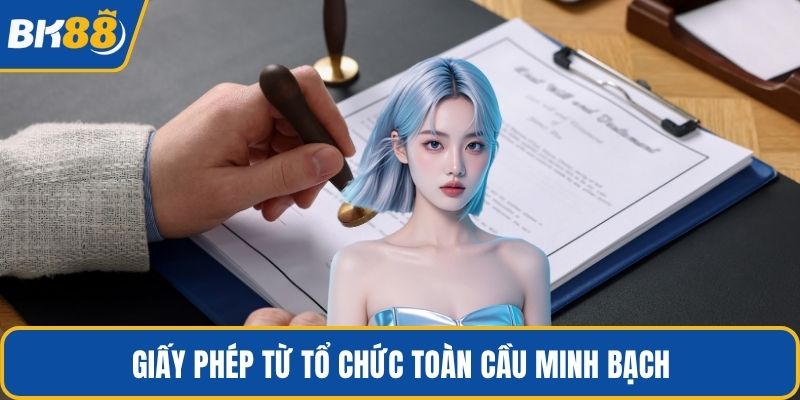 Giấy phép từ tổ chức toàn cầu minh bạch
