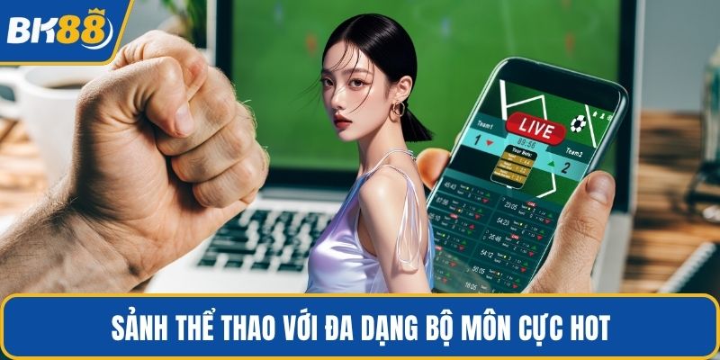 Sảnh thể thao với đa dạng bộ môn cực hot